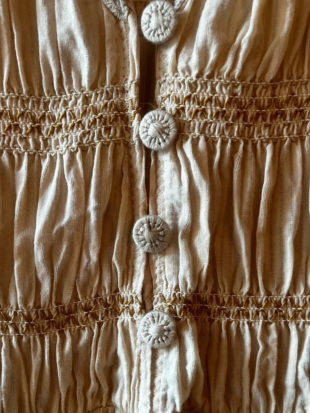 Free People Sheer Lace Tiered Maxi bodysuit duster in Beige. New no tags